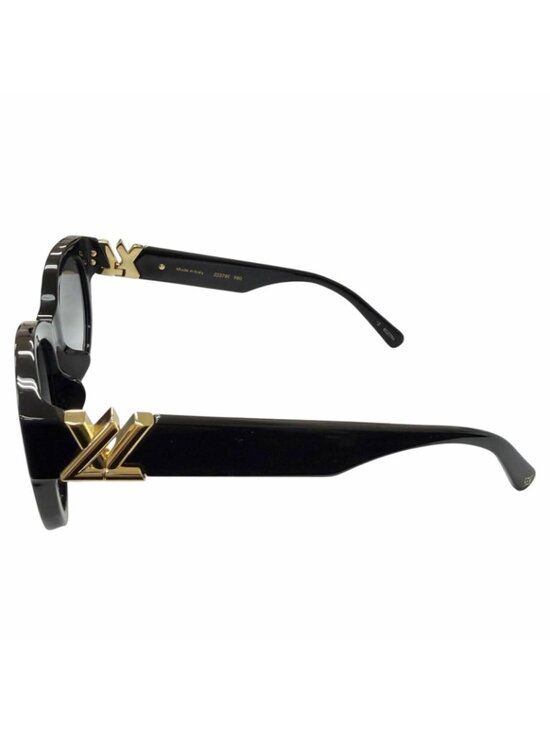 Louis Vuitton Sunglasses LV Round Eyewear Black Gold 54 main image 12